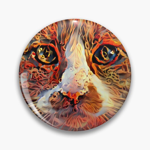 Item preview, Red Cat Face Art designed and sold by ZenCloak.