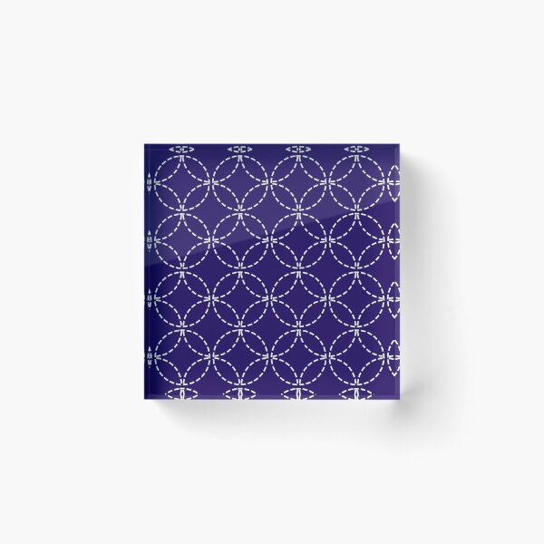 Item preview, Japanese Circle Sashiko Design designed and sold by kassiekewl.
