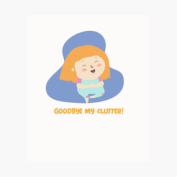 Item preview, Goodbye My Clutter Minimalism Inspired  designed and sold by Elena's Shop.