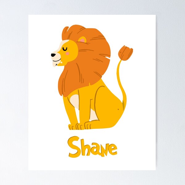 Item preview, Shane Lion Baby Boy Wild Animal Name designed and sold by HelloFromAja.