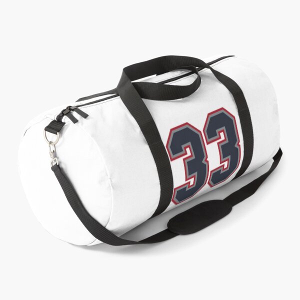 Item preview, 33 Navy Grey Red Sports Number Thirty-Three designed and sold by HelloFromAja.