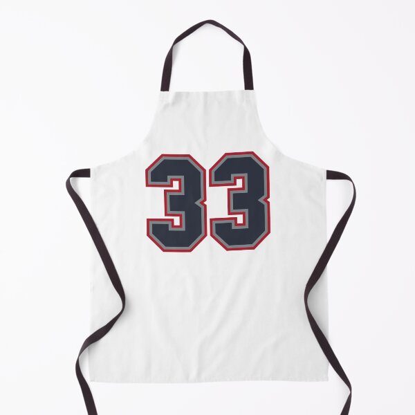 Item preview, 33 Navy Grey Red Sports Number Thirty-Three designed and sold by HelloFromAja.
