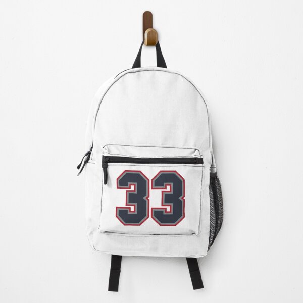 Item preview, 33 Navy Grey Red Sports Number Thirty-Three designed and sold by HelloFromAja.