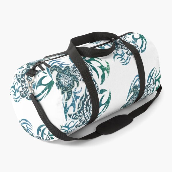 Item preview, Dark Hawaiian Tribal Hammerhead Shark And Turtle designed and sold by sunnthreads.
