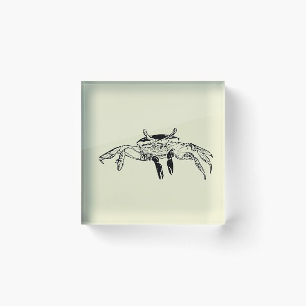 Item preview, Fiddler Crab Black Print  designed and sold by designsasstultd.