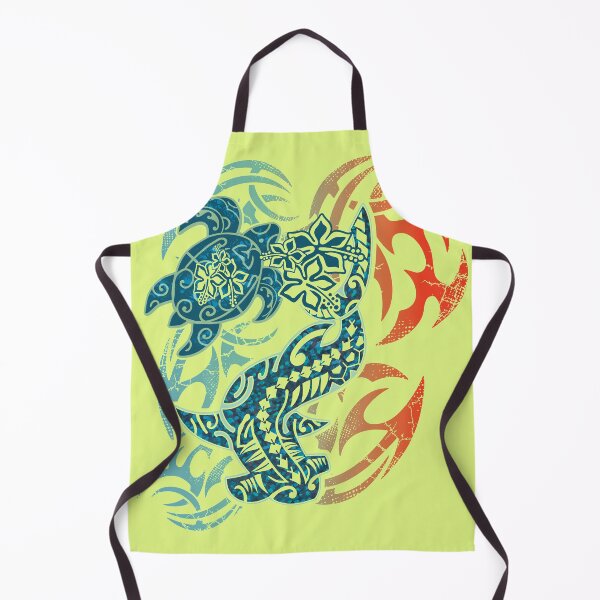 Item preview, Tribal Hammerhead Shark And Turtle designed and sold by sunnthreads.