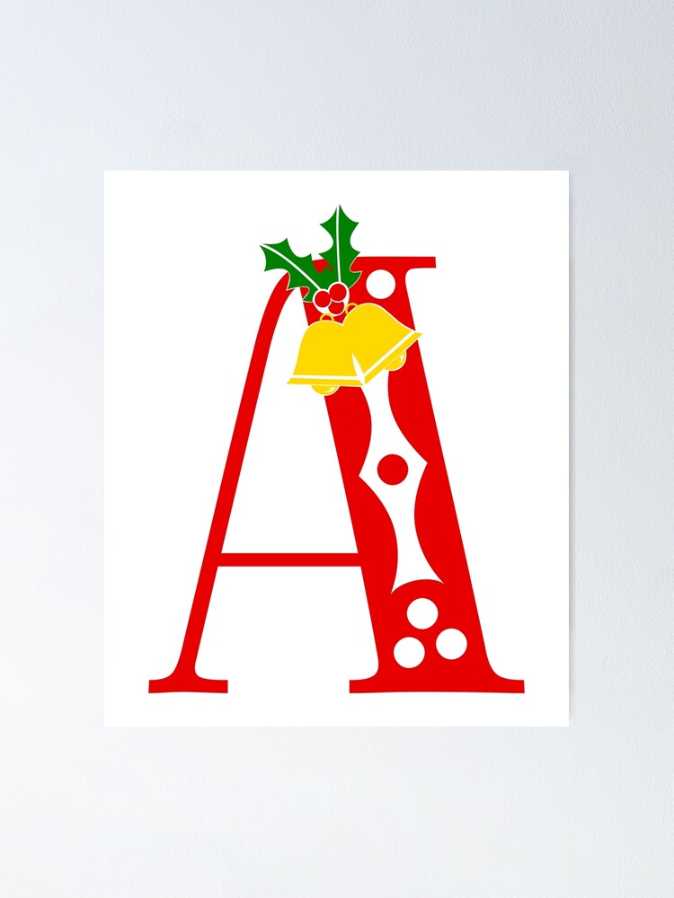 Decorative Alphabet Letter - Initial B - Personalized Christmas Gift  Sticker for Sale by MonogramHQ