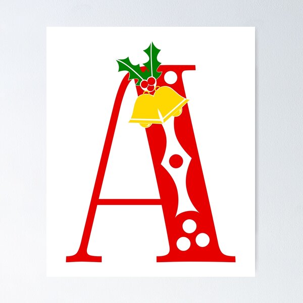 Item preview, Decorative Alphabet Letter - Initial A - Personalized Christmas Gift designed and sold by MonogramHQ.