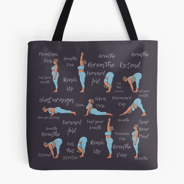 Item preview, Yoga sun salutation plus size yoga illustration  designed and sold by BopoWatercolour.