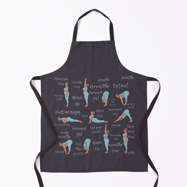 Item preview, Yoga sun salutation plus size yoga illustration designed and sold by BopoWatercolour.