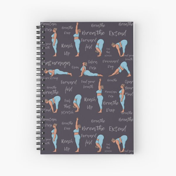 Item preview, Yoga sun salutation plus size yoga illustration  designed and sold by BopoWatercolour.