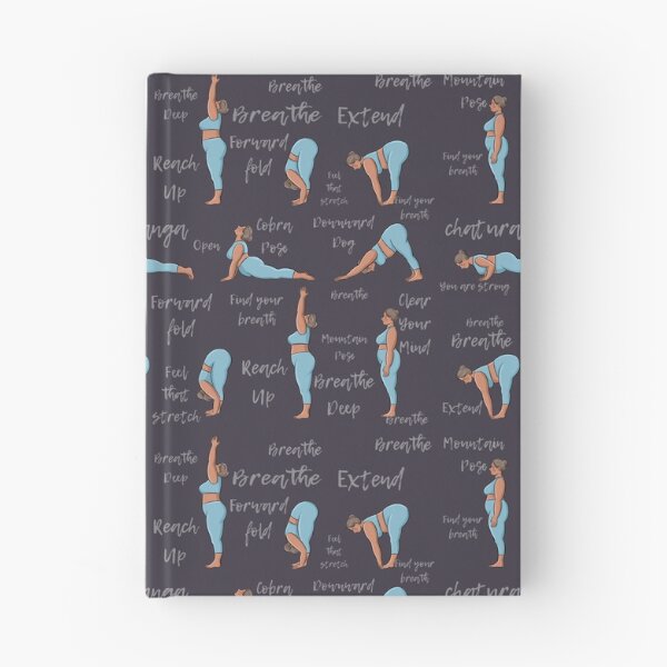 Item preview, Yoga sun salutation plus size yoga illustration  designed and sold by BopoWatercolour.