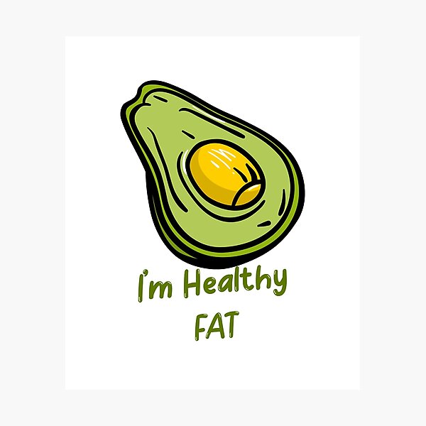 Item preview, Avocado Healthy Fat Design designed and sold by UniversalMerch.