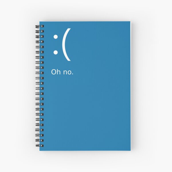 Item preview, "Oh no." BSOD designed and sold by Jisharu.