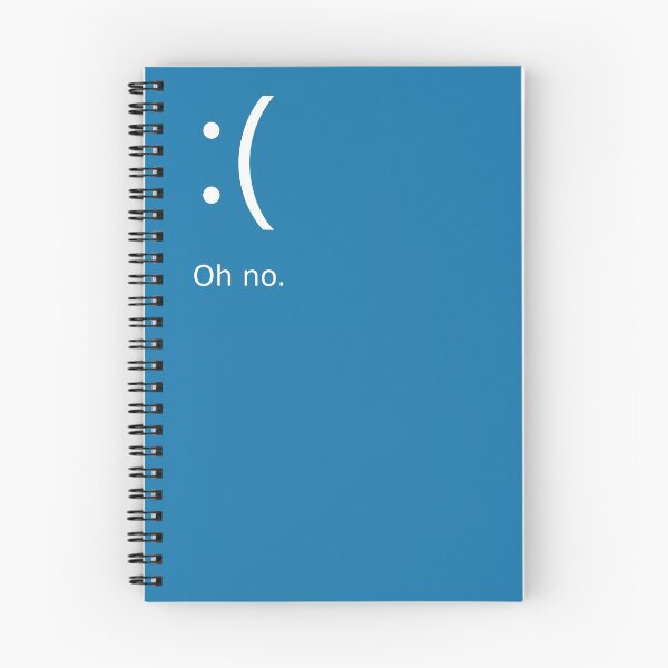 Item preview, "Oh no." BSOD designed and sold by Jisharu.