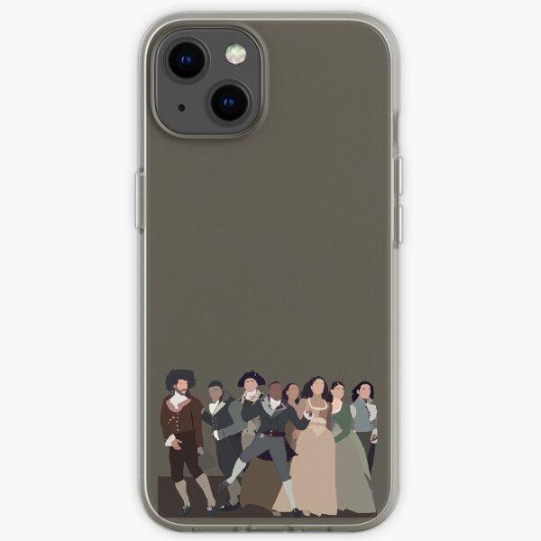 hamiton cast cartoon iPhone Soft Case