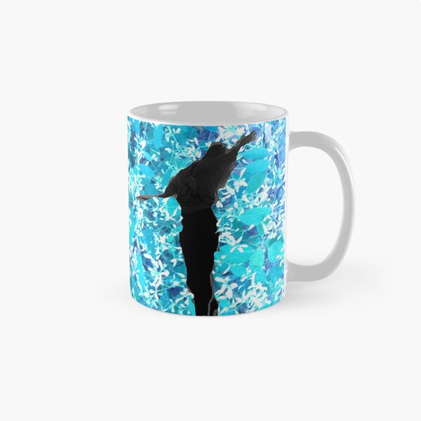 Item preview, Single black shadow dancer in the blueish forest designed and sold by StephanieCAD.