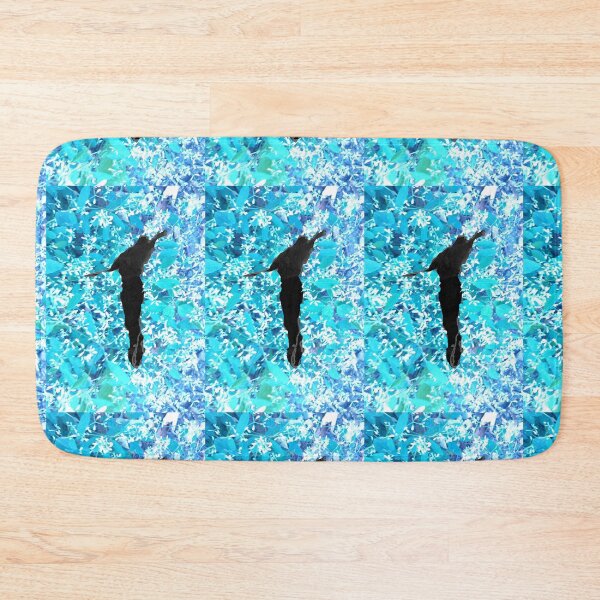 Item preview, Single black shadow dancer in the blueish forest designed and sold by StephanieCAD.