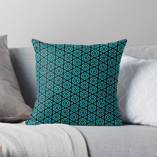 BLUE CAKE Throw Pillow