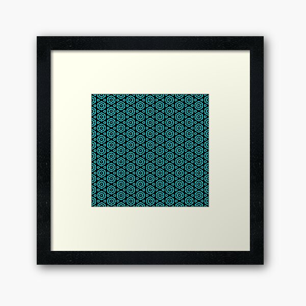 BLUE CAKE Framed Art Print