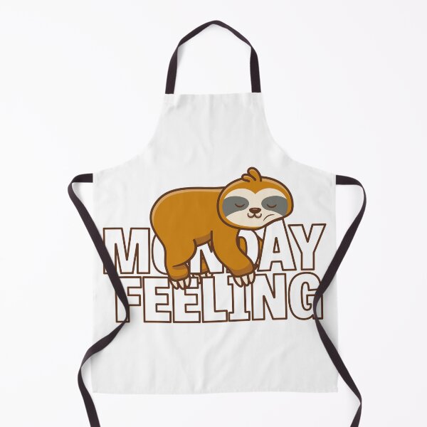 Item preview, Cute and Funny Lazy Sloth Monday Feeling designed and sold by CuteTheShop.