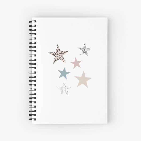 Boho Stars Spiral Notebook