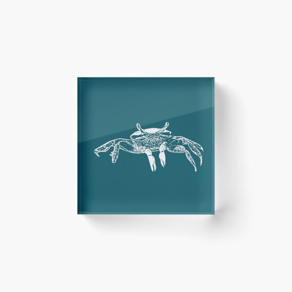 Item preview, Fiddler Crab White Print  designed and sold by designsasstultd.