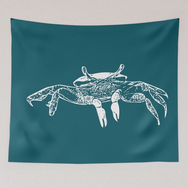 Item preview, Fiddler Crab White Print  designed and sold by designsasstultd.