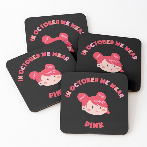 Item preview, In October We Wear Pink Breast Cancer Support designed and sold by kurokameart.