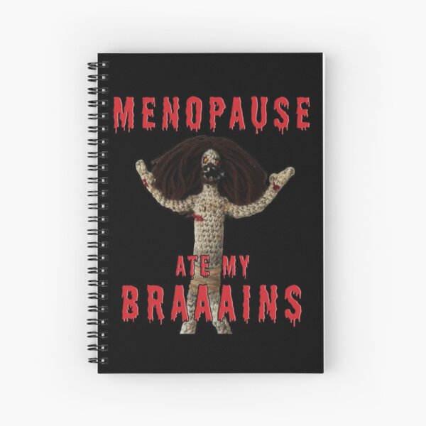 Item preview, Menopause Ate My Braaains! | Destress Brain Fog Mood Swings Middle Age Midlife Zombie Halloween Holiday Idea designed and sold by Menopause-Sci.