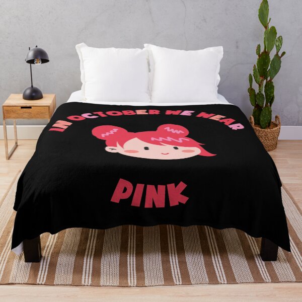 Item preview, In October We Wear Pink Breast Cancer Support designed and sold by kurokameart.