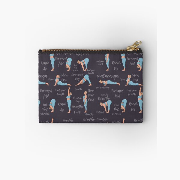 Item preview, Plus size body positive yoga practice poses sun salutation  designed and sold by BopoWatercolour.