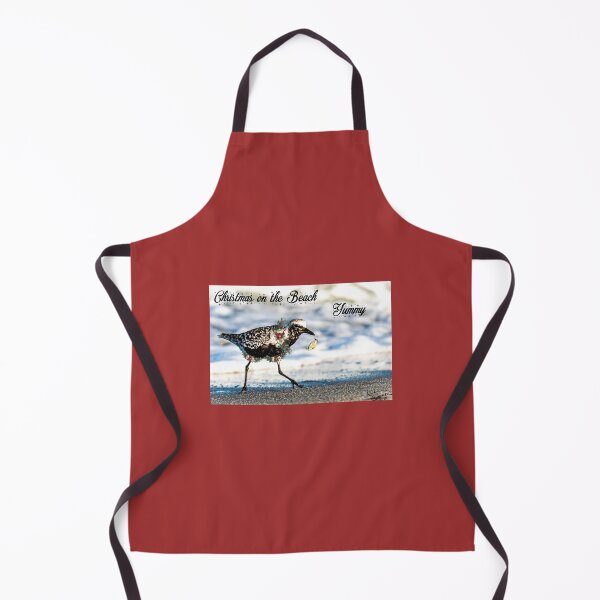Item preview, Christmas Sandpiper, Venice FL. Beach designed and sold by Darlene Cameron.