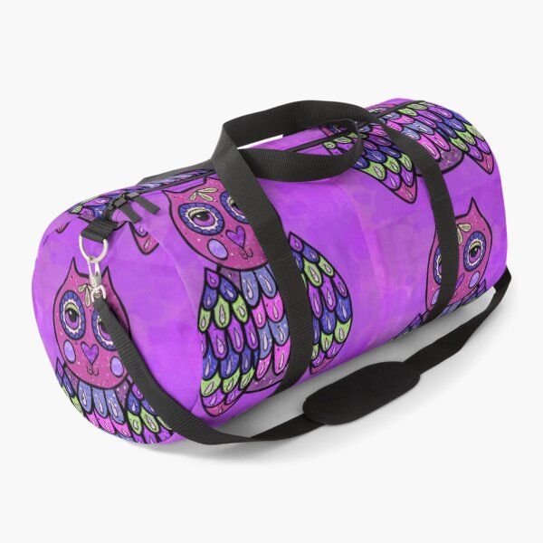 Item preview, Happy Howliday Holiday Owl Purple Halloween Greeting designed and sold by evastina.