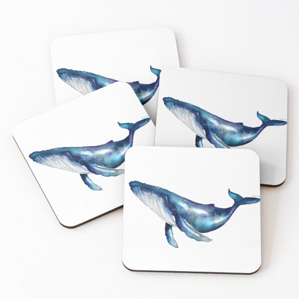 Item preview, Watercolor whale  designed and sold by Janice  Cooper-Hardy.