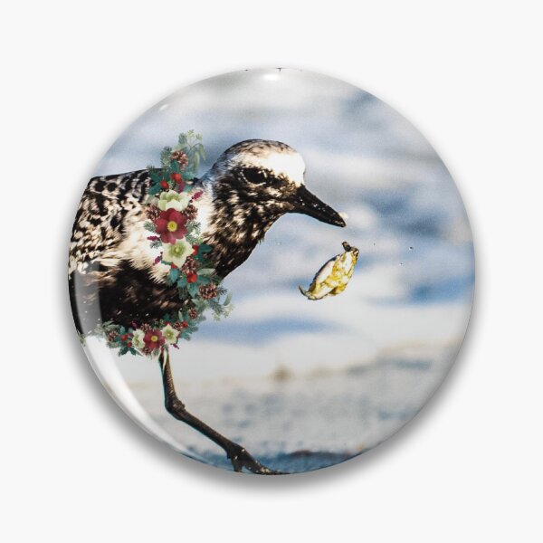 Item preview, Christmas Sandpiper, Venice FL. Beach designed and sold by Darlene Cameron.
