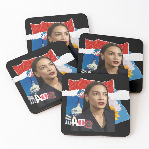 Item preview, AOC Collage/ Alexandria Ocasio Cortez designed and sold by erinaceous.