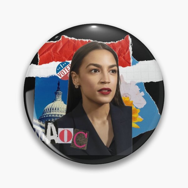 Item preview, AOC Collage/ Alexandria Ocasio Cortez designed and sold by erinaceous.