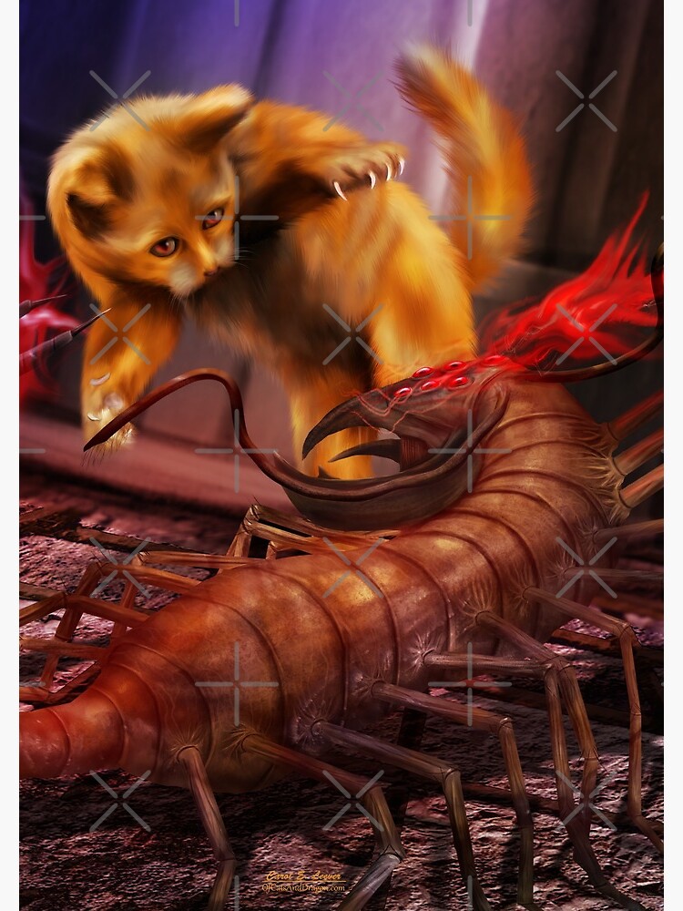 Kitten and Nightling Battle by leever