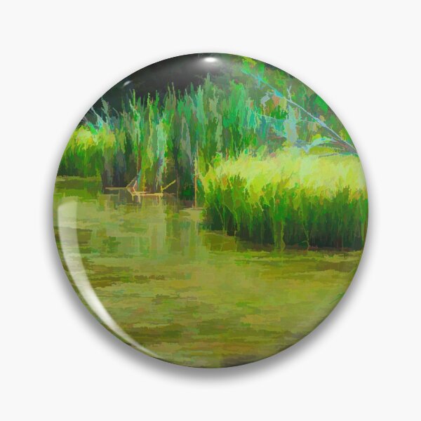 Item preview, Abstract water marsh scene designed and sold by CanadianWild418.