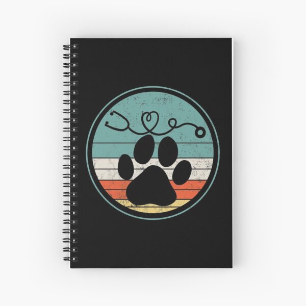 Item preview, Veterinarian Vet Tech Stethoscope Paw Retro designed and sold by Mealla.