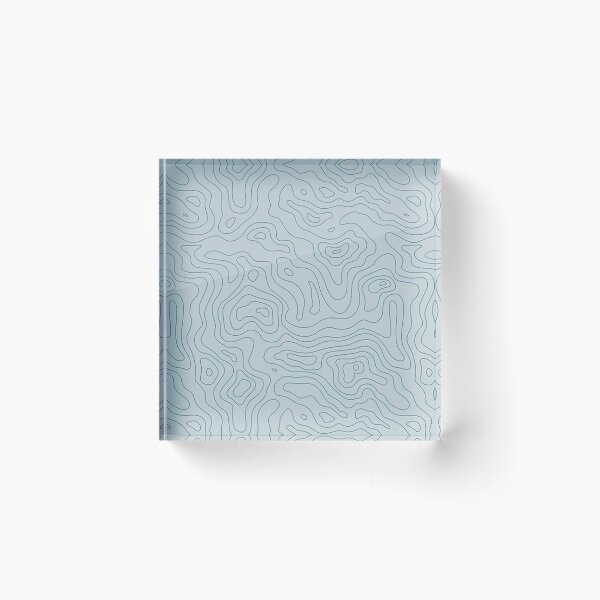 Item preview, blue topographic mask pattern  designed and sold by Madison Elizabeth.