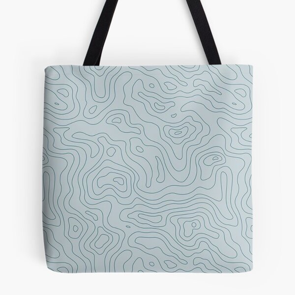 Item preview, blue topographic mask pattern  designed and sold by Madison Elizabeth.