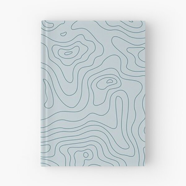 Item preview, blue topographic mask pattern  designed and sold by Madison Elizabeth.
