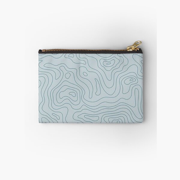 Item preview, blue topographic mask pattern  designed and sold by Madison Elizabeth.