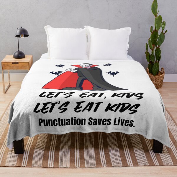 Item preview, Let's Eat Kids Punctuation Saves Lives designed and sold by Skaters.