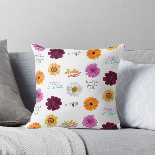 Item preview, Fall Flowers Pack with fall sayings with sunflower, daisies and dahlia designed and sold by milkasweet.