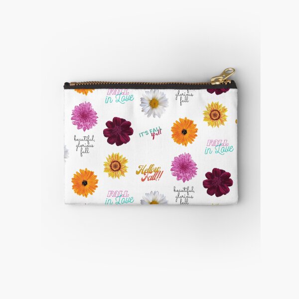 Item preview, Fall Flowers Pack with fall sayings with sunflower, daisies and dahlia designed and sold by milkasweet.