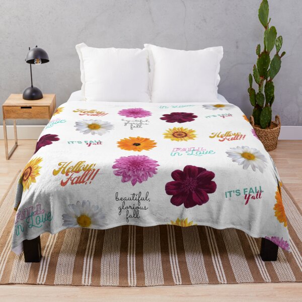 Item preview, Fall Flowers Pack with fall sayings with sunflower, daisies and dahlia designed and sold by milkasweet.