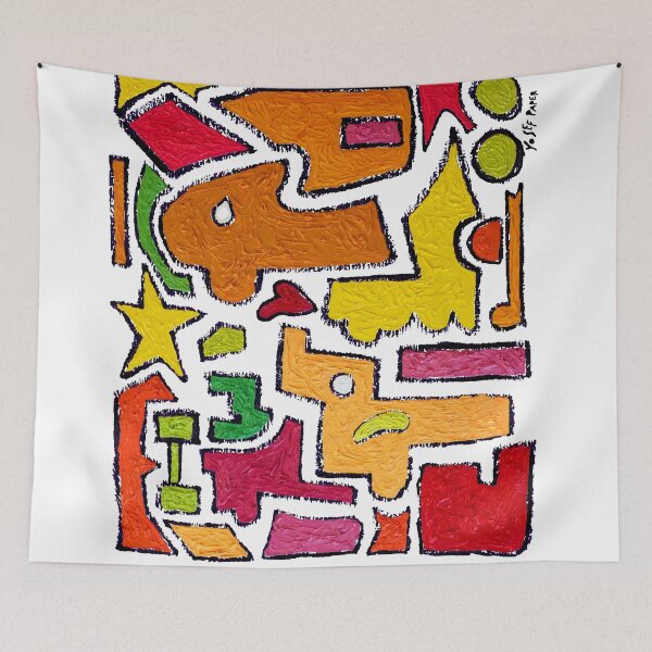 Item preview, Green nose mosaic pattern art clear  designed and sold by yosefpaperstore.